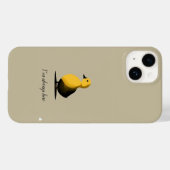 Ermutigend Duck iPhone Case (Rückseite (Horizontal))