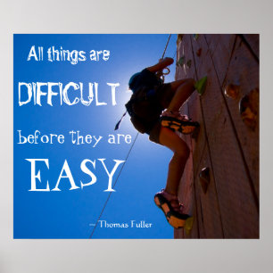 Ermutigend für das Klassenzimmer-Poster Poster