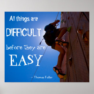 Ermutigend für das Klassenzimmer-Poster Poster