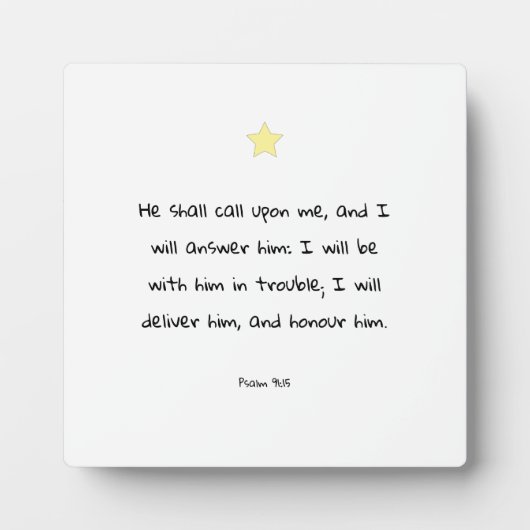 Ermutigend für die Befriedigung von Bibelzitaten z Fotoplatte (Vorderseite)