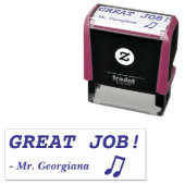 Ermutigend "GROSSER JOB!" + Benutzerdefinierter Le Permastempel (Beispiel)