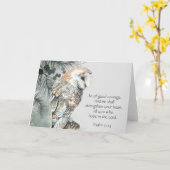 Ermutigend Inspiration Bibelbibliotheken Owl Ca Karte (Gelbe Blume)