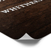 Ermutigend Joshua 1:9 King James Bible Verse Poster (Ecke)