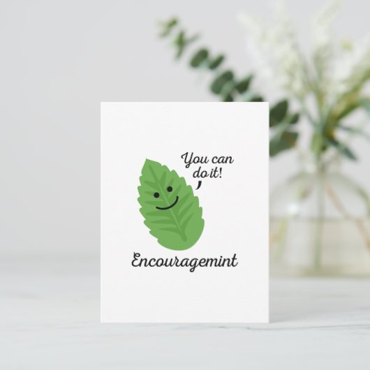 ermutigend postkarte (Stehend Vorderseite)