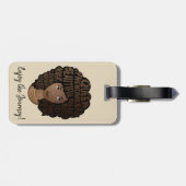 Ermutigend schwarze Frauen, genießen Sie die Reise Gepäckanhänger (Rückseite horizontal)