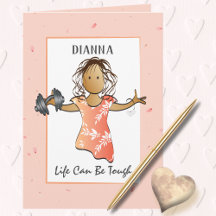 Ermutigend Support-Stärkekarte für sie