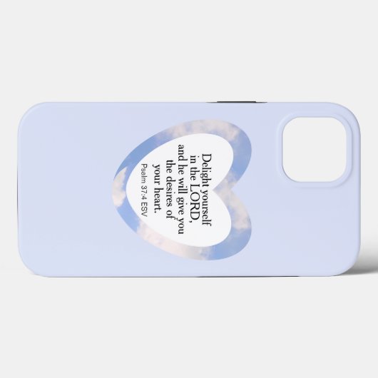 Ermutigend und beherzend für die hellblaue Bibelve Case-Mate iPhone Hülle (Rückseite (Horizontal))