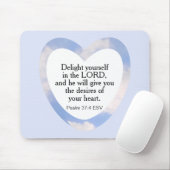 Ermutigend und beherzend für die hellblaue Bibelve Mousepad (Mit Mouse)