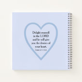 Ermutigend und beherzend für die hellblaue Bibelve Notizblock (Rückseite)