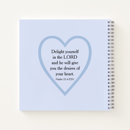 Ermutigend und beherzend für die hellblaue Bibelve Notizblock (Rückseite)