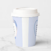 Ermutigend und beherzend für die hellblaue Bibelve Pappbecher (Links)