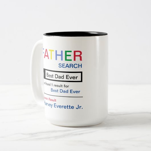 ermutigend zweifarbige tasse (Vorderseite Links)