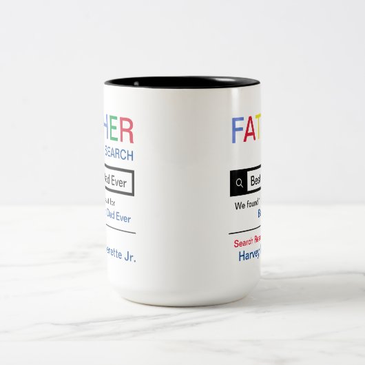 ermutigend zweifarbige tasse (Mittel)
