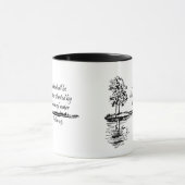 Ermutigende Bibelschrift Psalm 1:3 Tasse (Zentrum)