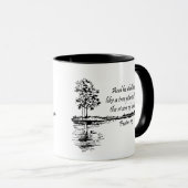 Ermutigende Bibelschrift Psalm 1:3 Tasse (VorderseiteRechts)