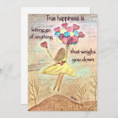 Ermutigende Dankbarkeit Grußkarten Einladung (Vorne/Hinten)