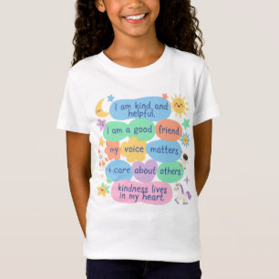 Ermutigende Freundlichkeitsbotschaft für kleine Fr T-Shirt