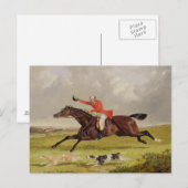 Ermutigende Hunde, 1839 (Öl auf Tafel) Postkarte (Vorne/Hinten)