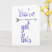 Ermutigende Karte, die Sie Got haben Karte (Gelbe Blume)