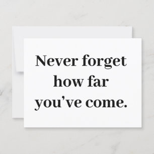 Ermutigende Reisekarte Postkarte