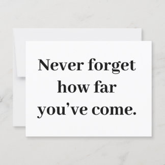 Ermutigende Reisekarte Postkarte