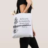 Ermutigende Schrift Psalm 1:3  Tasche (Von Nahem)