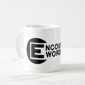 Ermutigende Worte Kaffeetasse (Vorderseite Links)