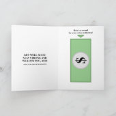 ermutigende Worte werden bald gut personalisiert Karte (Innenseite)