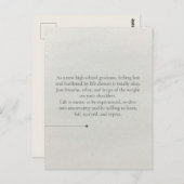 Ermutigende Wörter für neue Postkarten für Hochsch (Vorne/Hinten)