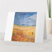 Ermutigendes Angebot des Regentages Karte (Rückseite)