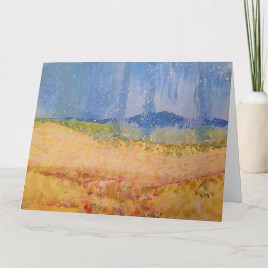 Ermutigendes Angebot des Regentages Karte (Vorderseite)