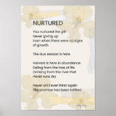 Ermutigendes Gedicht, belebt Poster (Vorne)