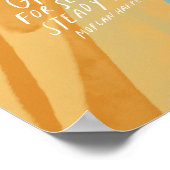 Ermutigendes Zitat-Poster Poster (Ecke)