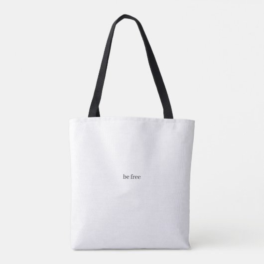 Ermutigendes Zitat Tasche (Rückseite)