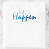 Ermutigendes Zitat, um es zu einem Aufkleber zu ma (Tasche)