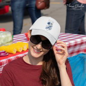 Ermutigte Blumenwasserfarbe für Frauen Truckerkappe