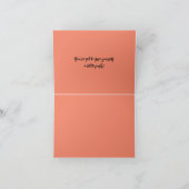 Ermutigung4" x 5.6" Faltkarte (Innenseite)