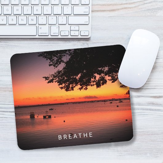 Ermutigung Breathe erstellen Sie Ihr eigenes Foto Mousepad