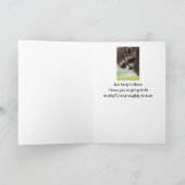 Ermutigung Chemo kann dich in Raccoon niederreißen Karte (Innenseite)