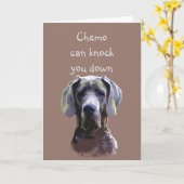 Ermutigung Chemo kann dich niederreißen. Karte (Gelbe Blume)