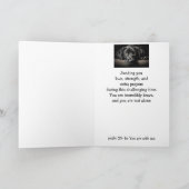 Ermutigung Chemo kann Ihre Freude stehlen Karte (Innenseite)