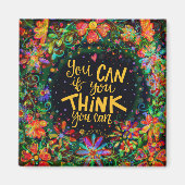 Ermutigung denken Sie, Sie können Inspirivity Magn Magnet (Vorne)