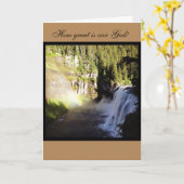 Ermutigung der Christlichen Karte (Gelbe Blume)