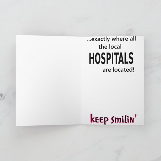 ERMUTIGUNG DER NOTFALLKARTE KARTE (Innenseite)