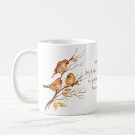 Ermutigung der Schrift Matthew 6:26, Vögel Tasse