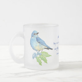 Ermutigung der Schrift Matthew 6:26, Vogelkunst Mattglastasse