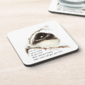 Ermutigung der Schrift Matthew 8:28 Niedliche Vöge Untersetzer (Linke Seite)