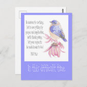 Ermutigung der Vogelgrippe Postkarte (Vorne/Hinten)