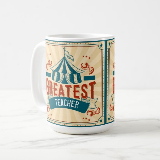 Ermutigung der weltbesten Lehrer Kaffeetasse (Vorderseite Links)