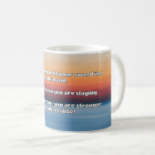 Ermutigung des Empath Warrior zu einem positiven Z Kaffeetasse (VorderseiteRechts)